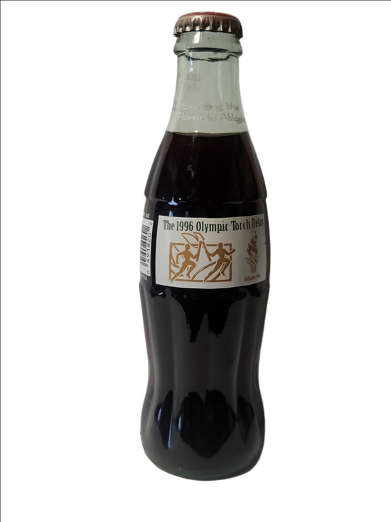 Coca Cola Other - 1996 Olympic Torch Relay Commemorative Coke Bottle - Black & Gold